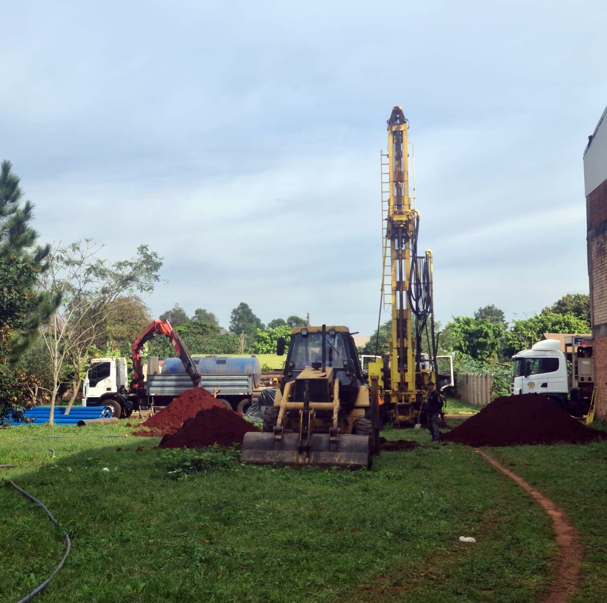 Con excavación de nuevos pozos buscan garantizar el suministro de agua potable